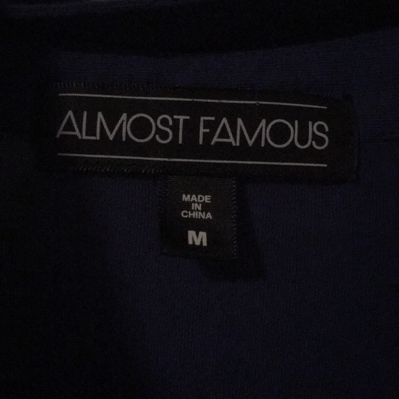 Almost Famous Blue Blouse - Picture 3 of 4